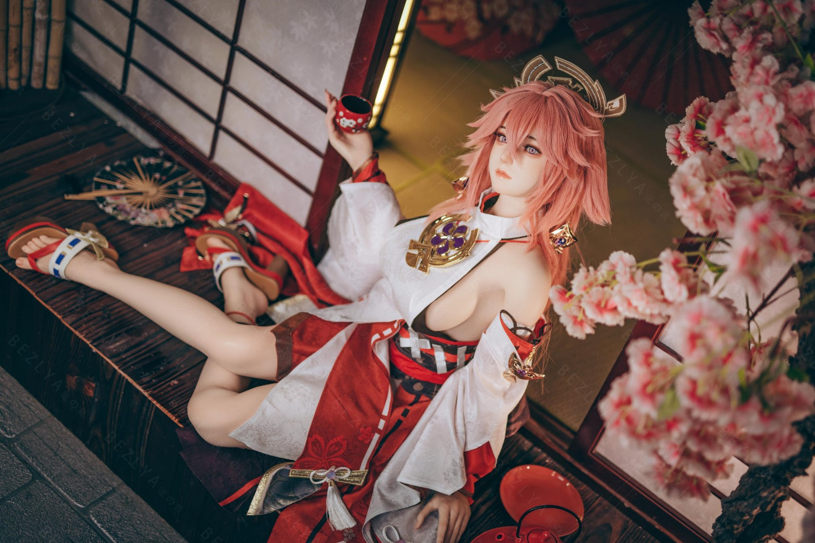 Yae miko sexpuppe (Bezlya Doll 155 cm e-cup 2.2CF Silikon)