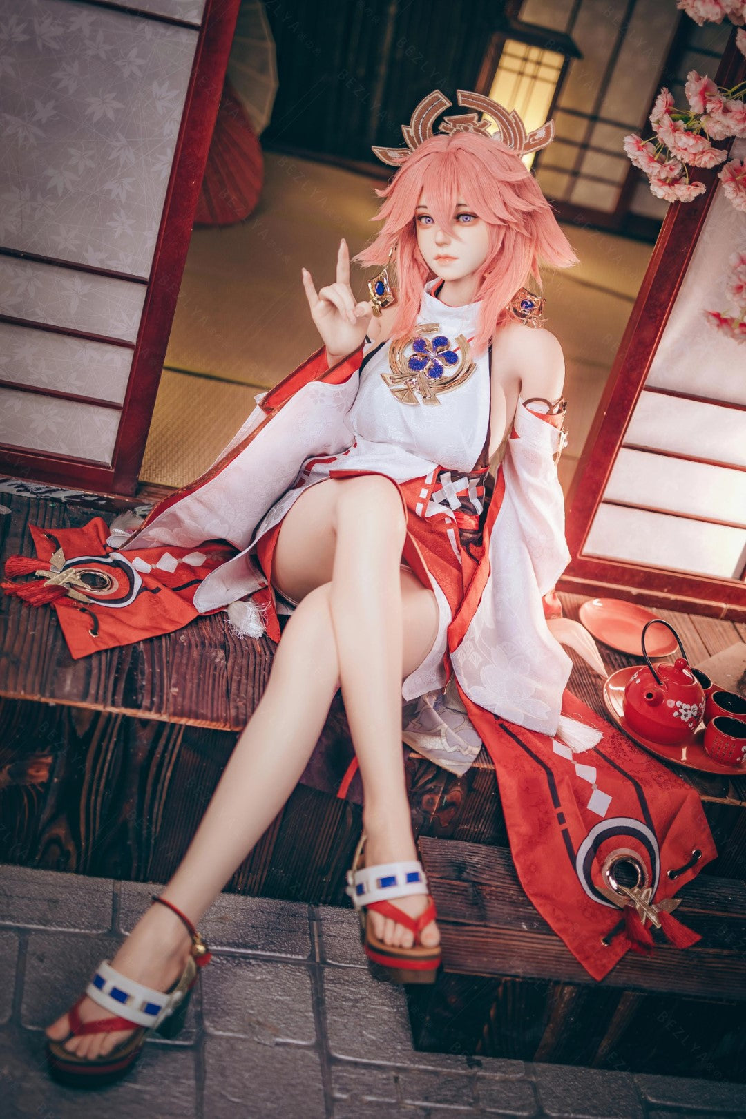 Yae miko sexpuppe (Bezlya Doll 155 cm e-cup 2.2CF Silikon)