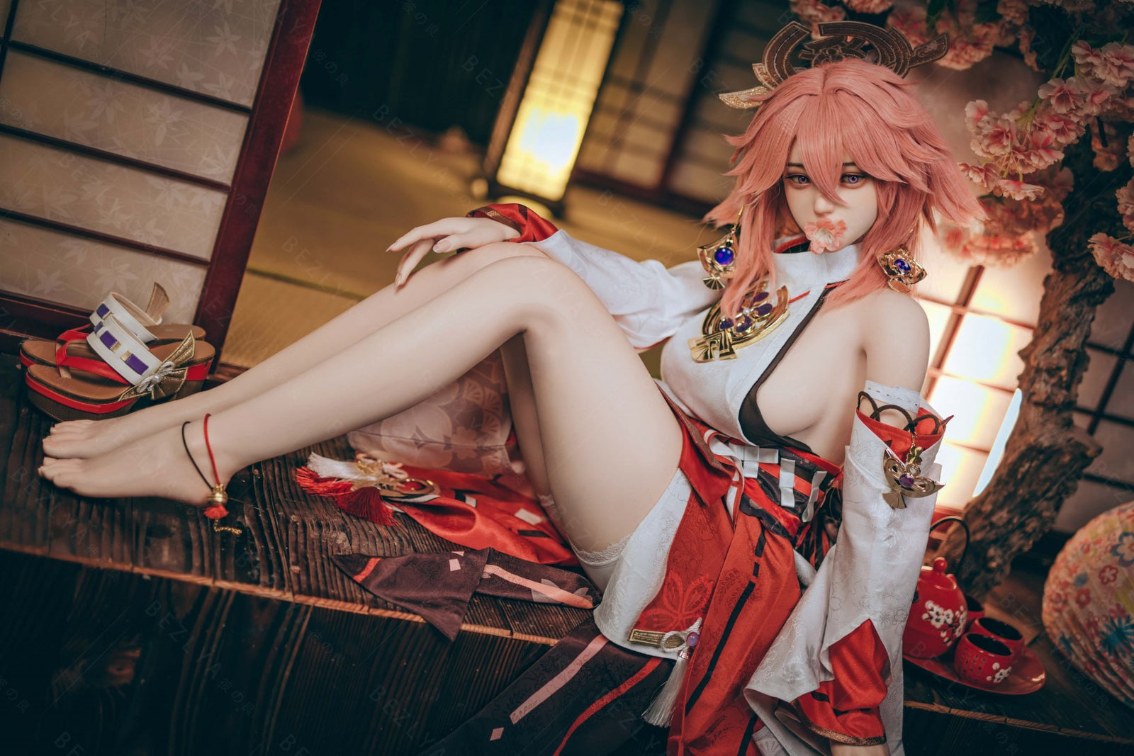 Yae Miko Sex doll (Bezlya Doll 155cm E-cup 2.2CF silicone)