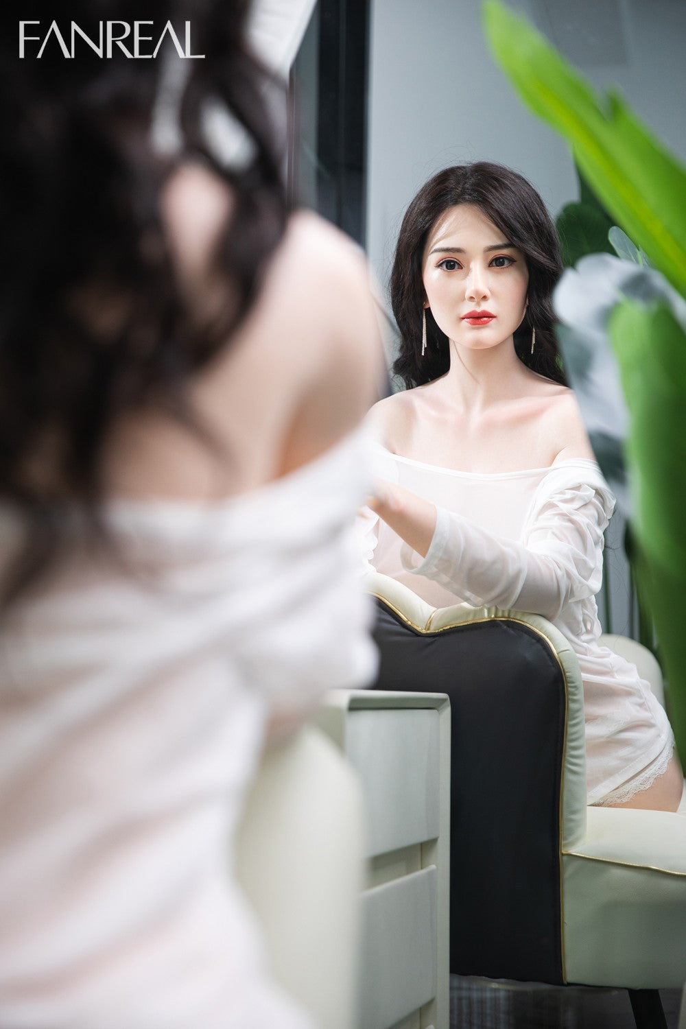 Ling-Torso sexpuppe (FanReal Doll 95cm G-cup Silikon)