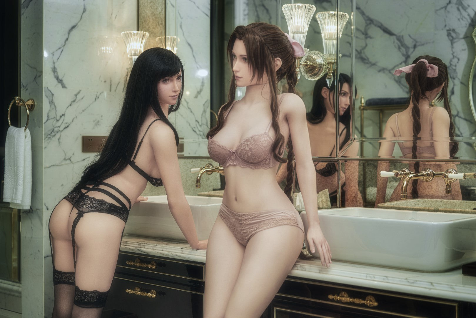 Aerith Sex doll (Game Lady 167cm d-cup No.04 silicone)