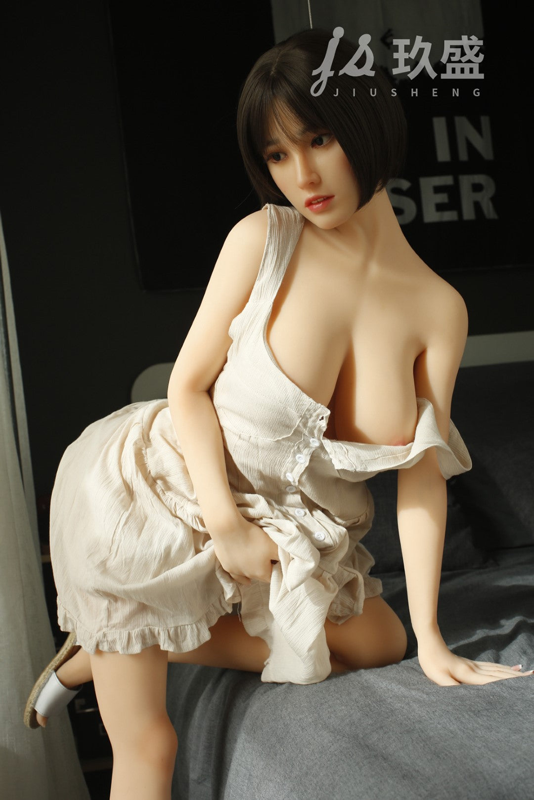 Nicole sexpuppe (Jiusheng 150cm D-cup #4 TPE+Silikon)