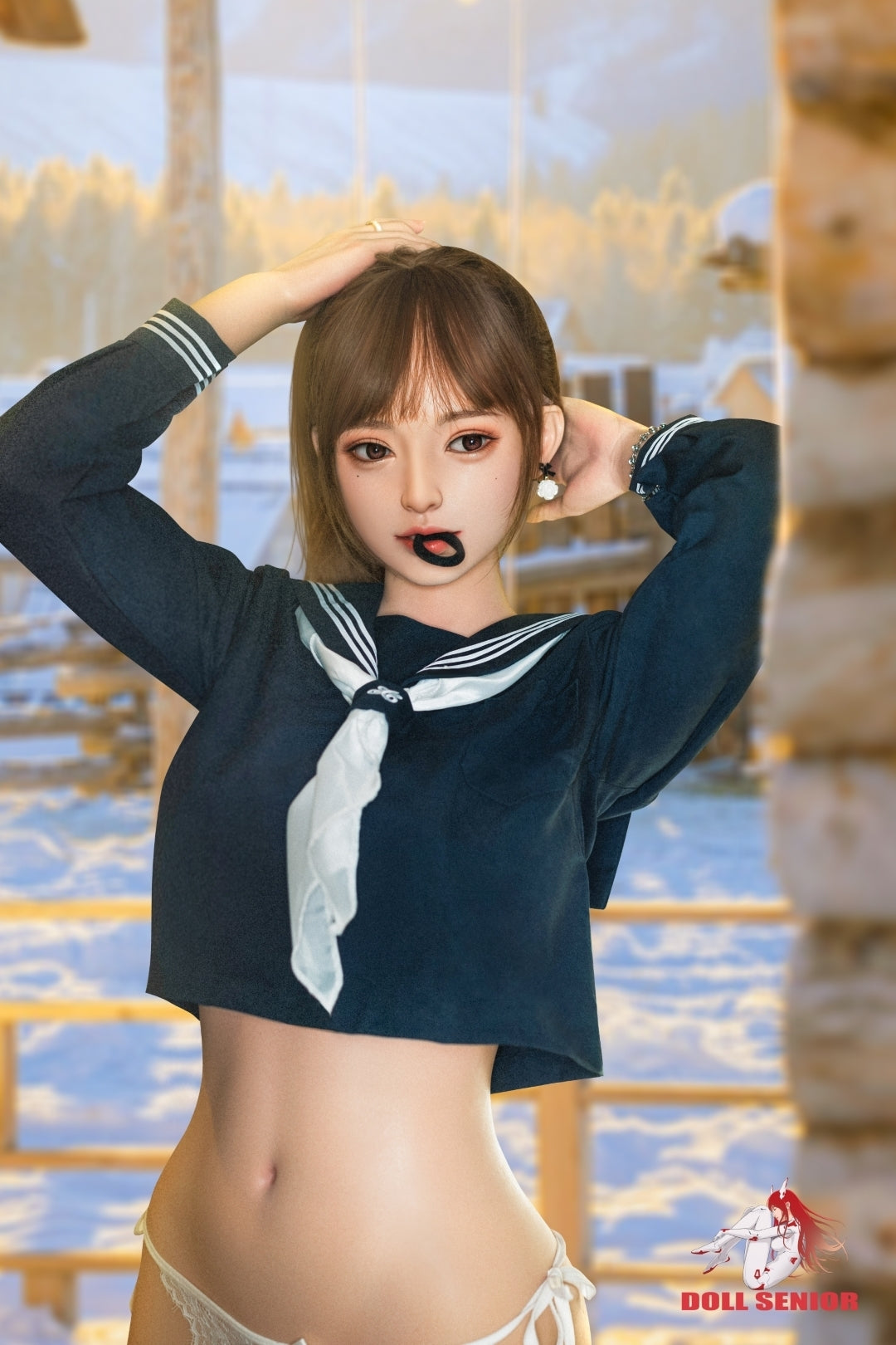 Mengshu sexpuppe (Puppe Senior 163cm E-cup #12 Silikon)