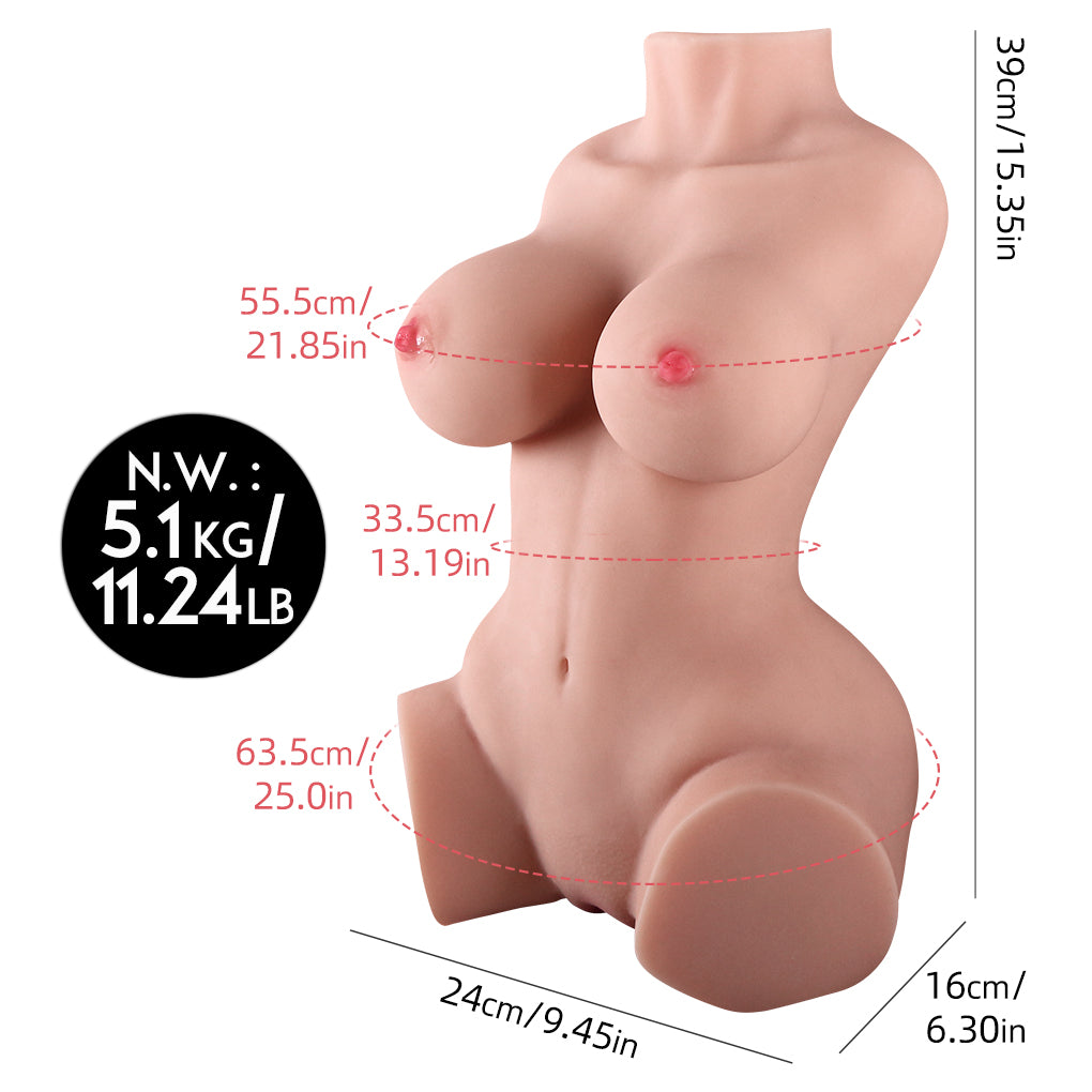 Torso kurvig (EL-Doll 39 cm d-cup Tpe) EXPRESS