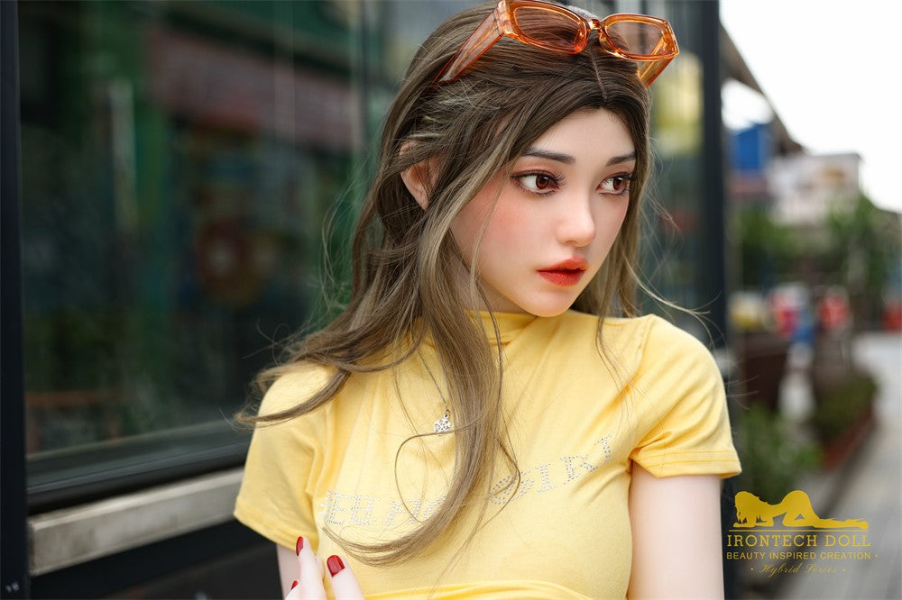 Eileen sexpuppe (Irontech Doll 159cm G-cup S40 TPE+Silikon)