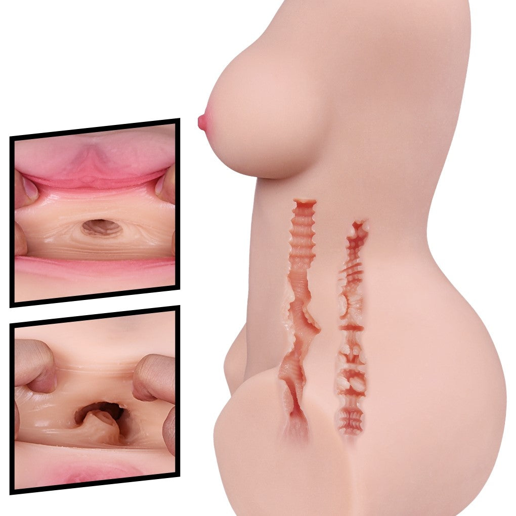 Oberkörper kurvig (EL-Doll 46cm C-cup TPE) EXPRESS
