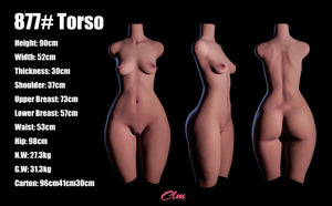 Maslan Torso Sex Puppe (Climax Doll Klassiker 90 cm a-cup Tpe)