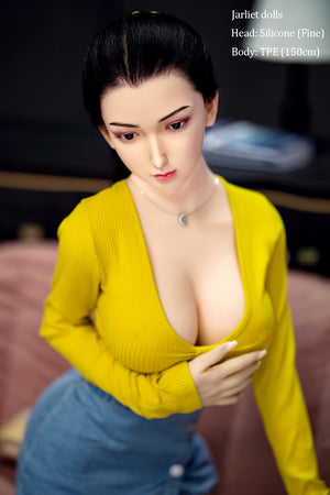 Fine sex doll (Jarli 150cm D-cup TPE+silicone)