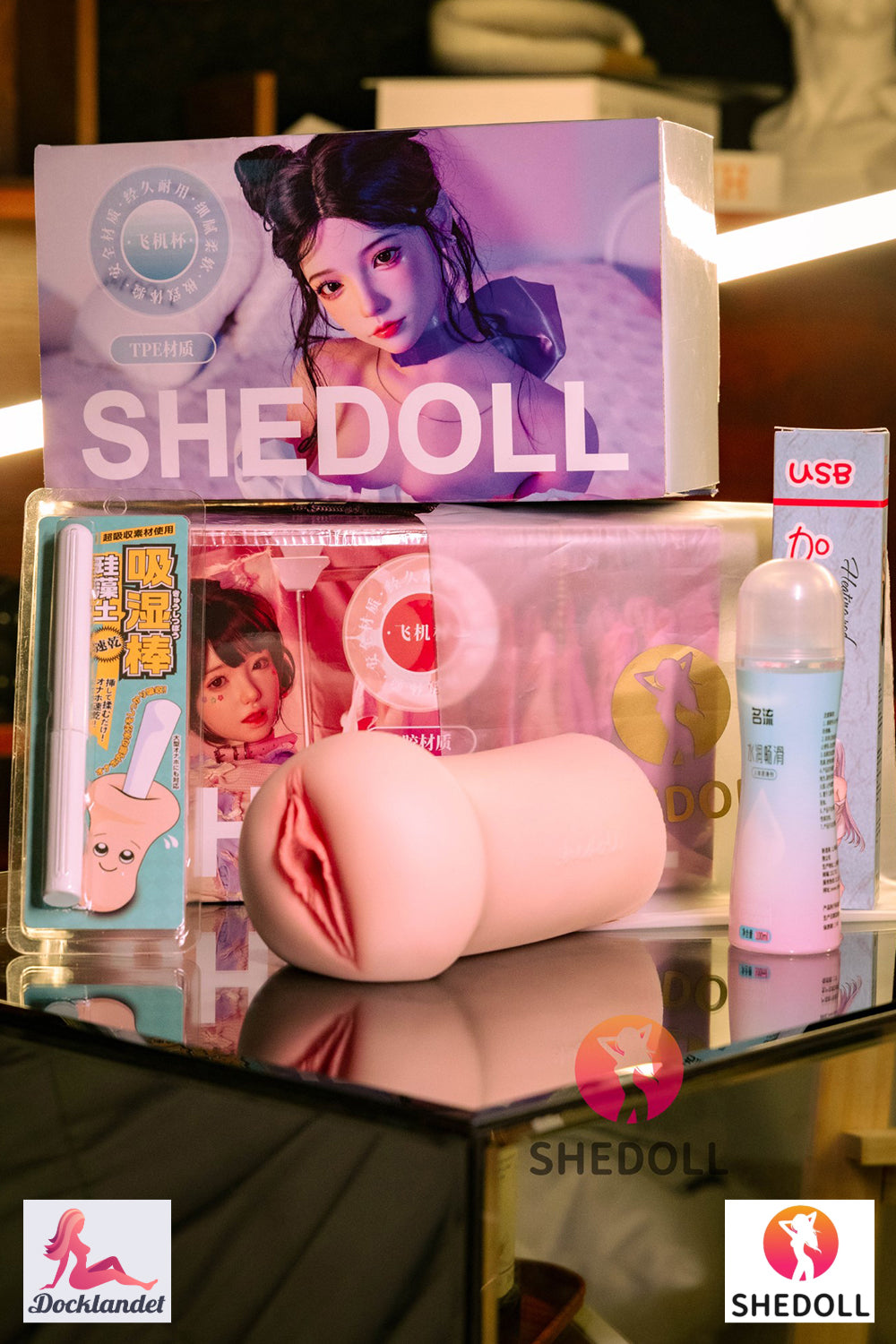 Realistischer Masturbator (SHEDOLL #SH160 Silicone &amp; TPE)