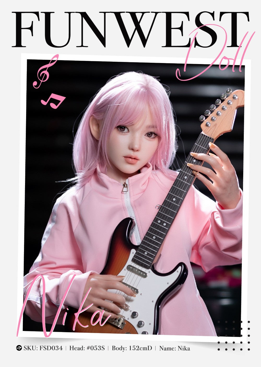 Nika Sex doll (FunWest Doll 152cm D-cup #053S RST silicone)