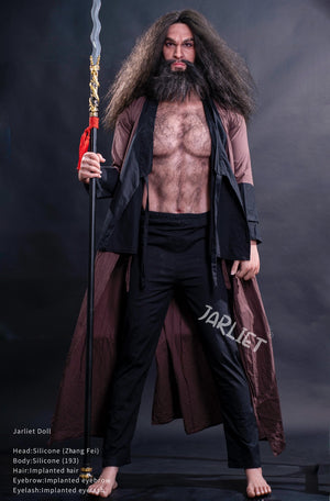 Männlich sexpuppe Zhang Fei von Jarliet - 193 cm realistische Puppe mit Muskelkörper