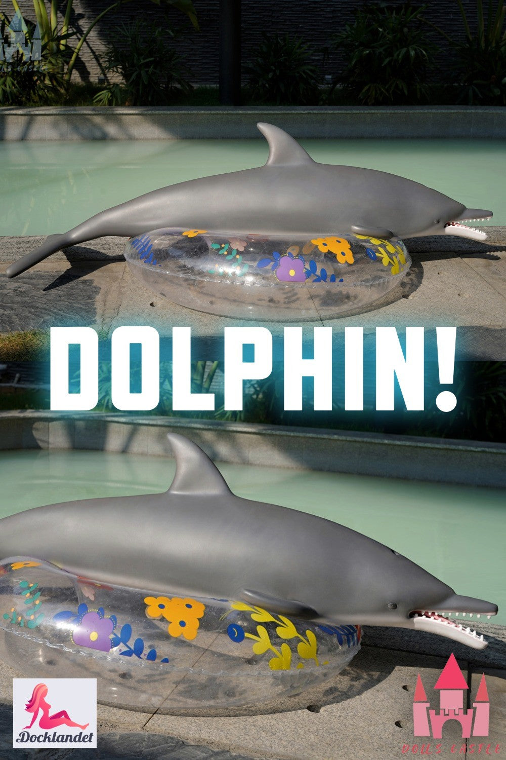 Dolphin is a unique sex doll from the Dolls Castle brand. For those of you who dream of an intimate experience with a dolphin, there is finally a dolphin sex doll! There are many stories, myths and fantasies about dolphins and sex. Of course, a real experience with a dolphin is something that is not feasible, but with a silicone dolphin, only your own fantasies set the limits!