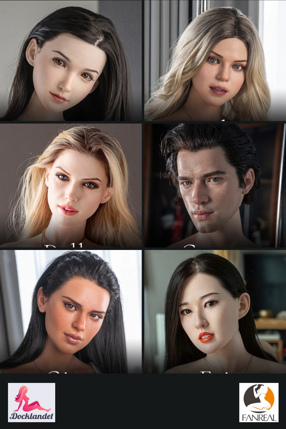 Zusätzlicher Kopf (Fanreal Doll Silicone Original)