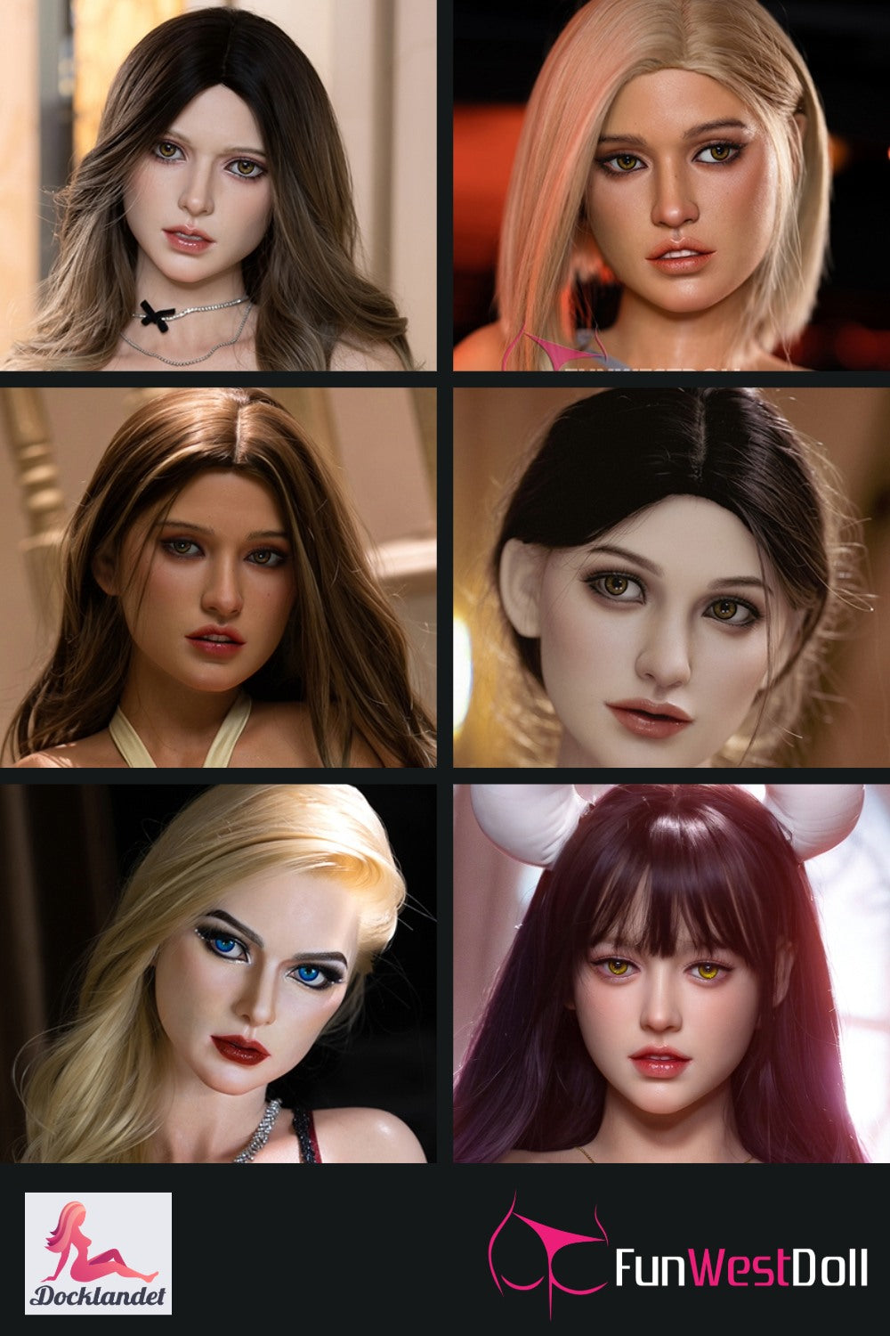 Zusätzlicher Kopf (FunWest Doll Silikon Original)