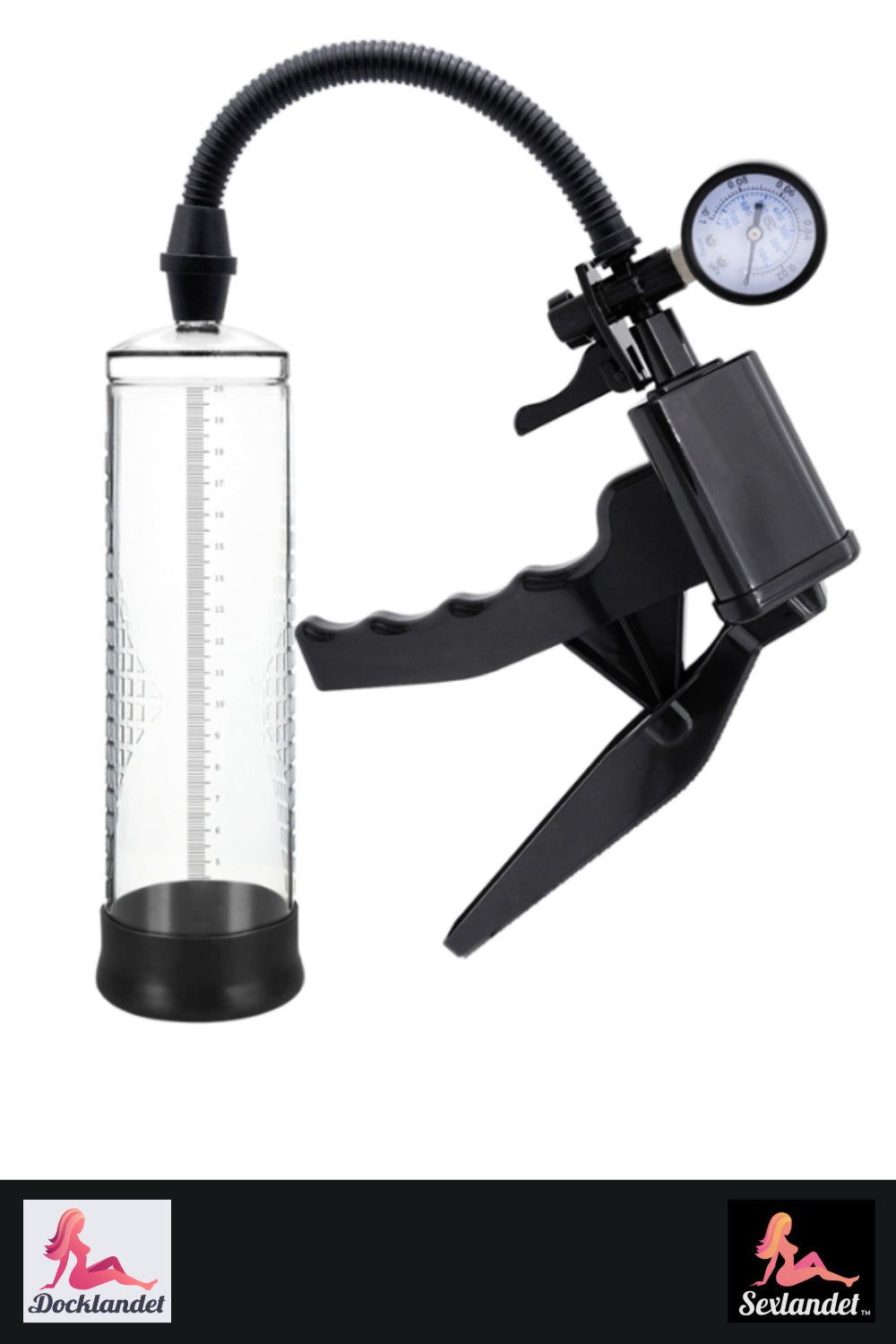 Manuelle Penispumpe – mit Manometer (Sexlandet)