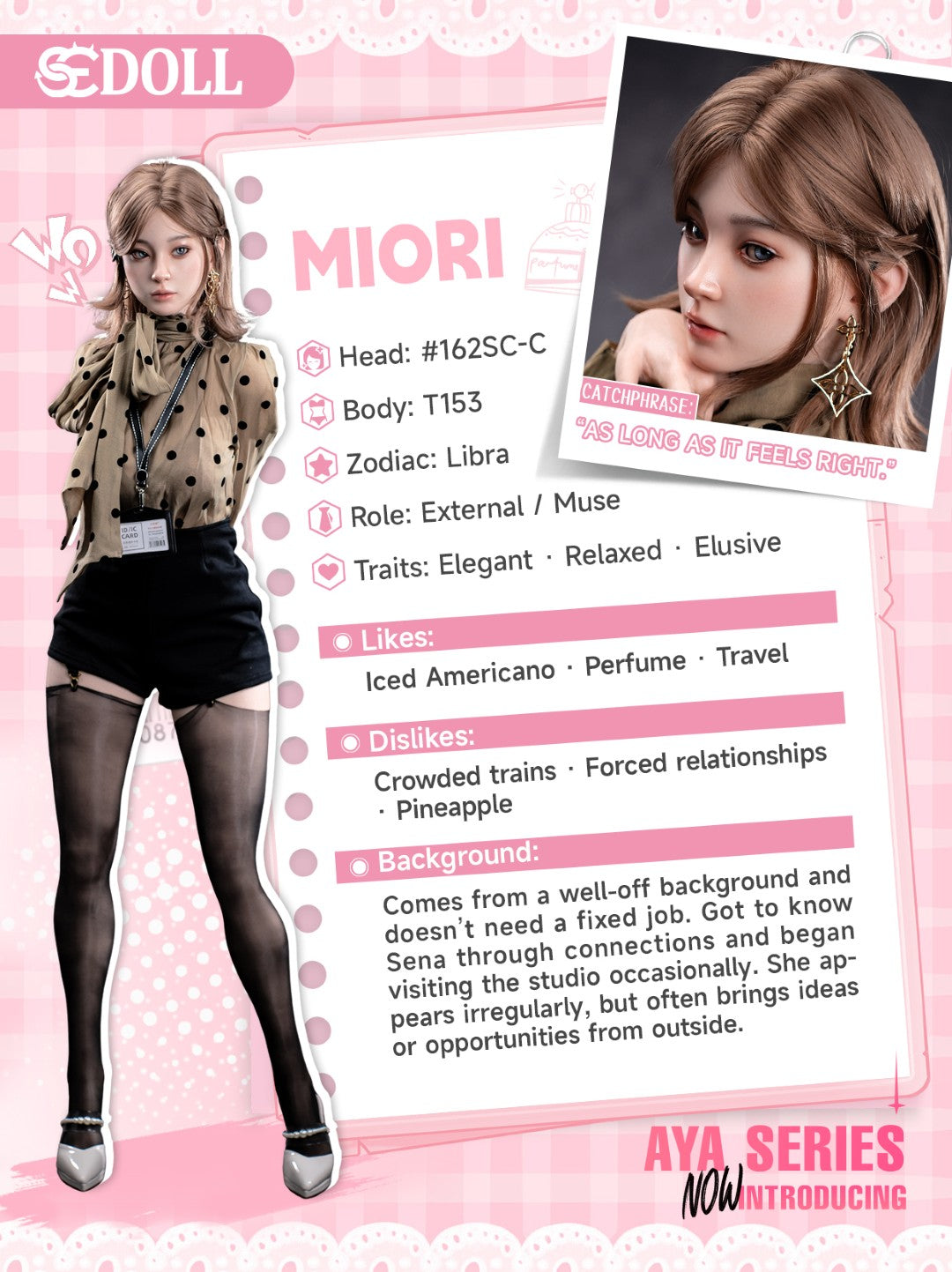 Miori.C Sex doll (SEDoll 153cm A-cup #162SC RST silicone)