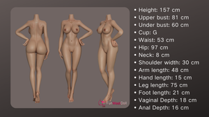 Nicole sexpuppe (FunWest Doll 157 cm G-cup #036S Silicon)