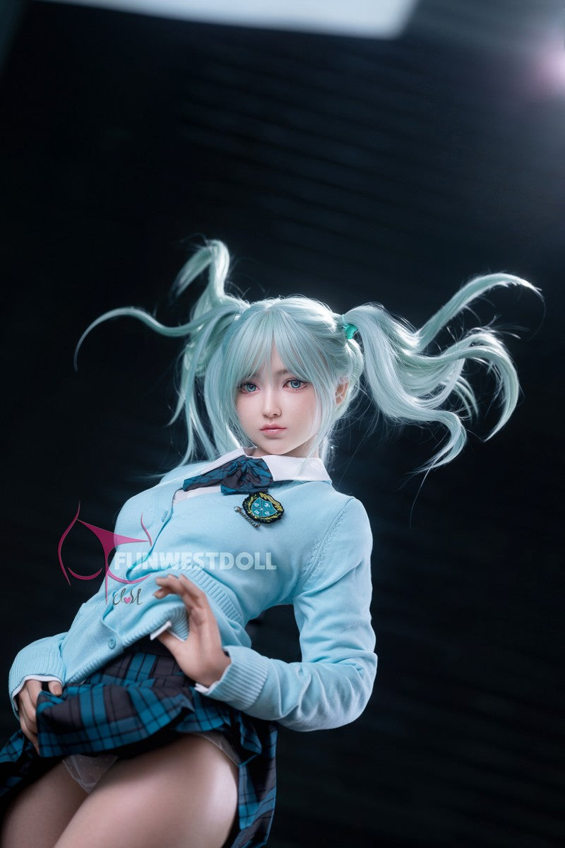 Hatsune Miko sexpuppe (FunWest Doll 159 cm a-cup #041S Silicon)