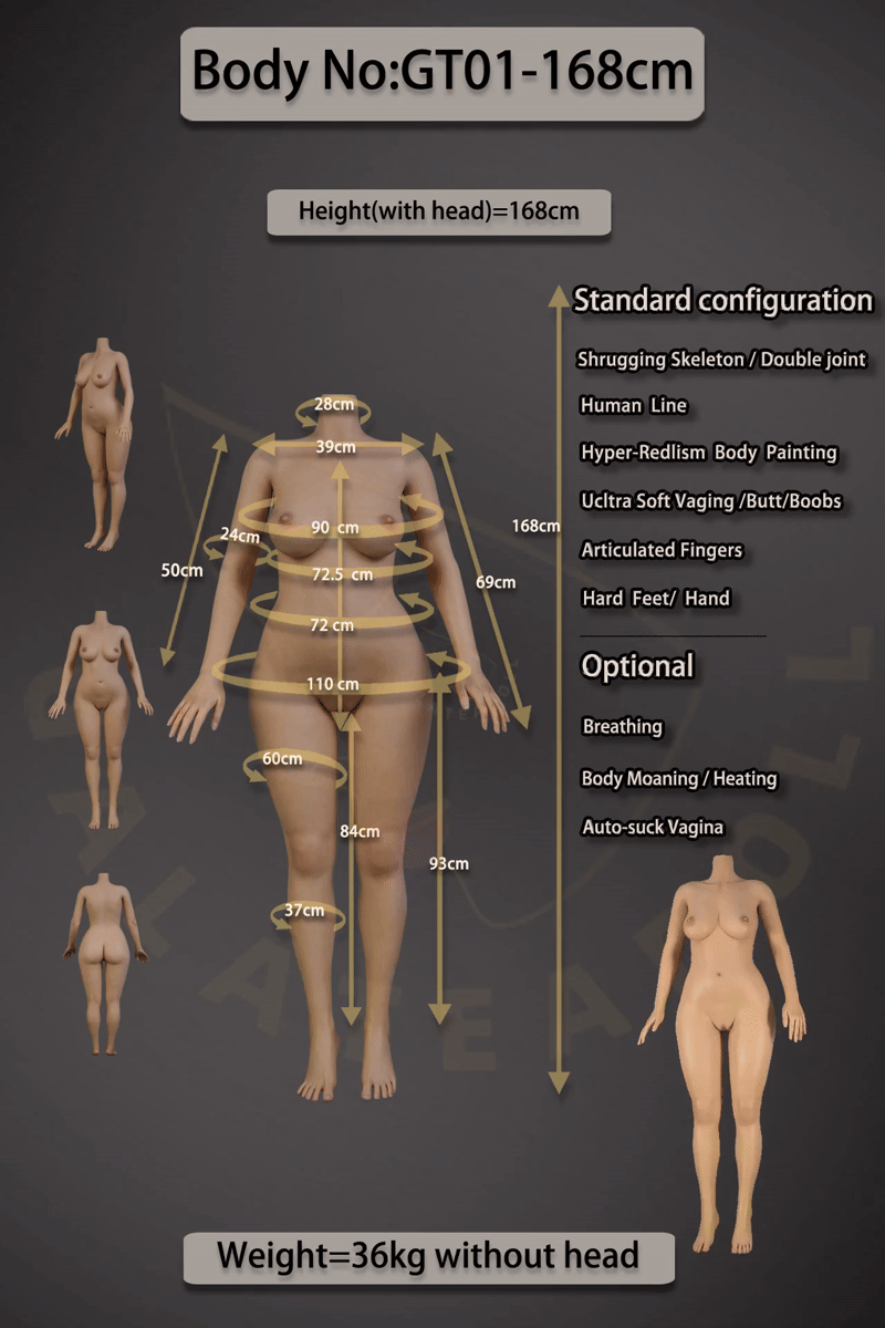 Ella sexpuppe (Galatea Doll 168cm C-cup #047 Silikon)