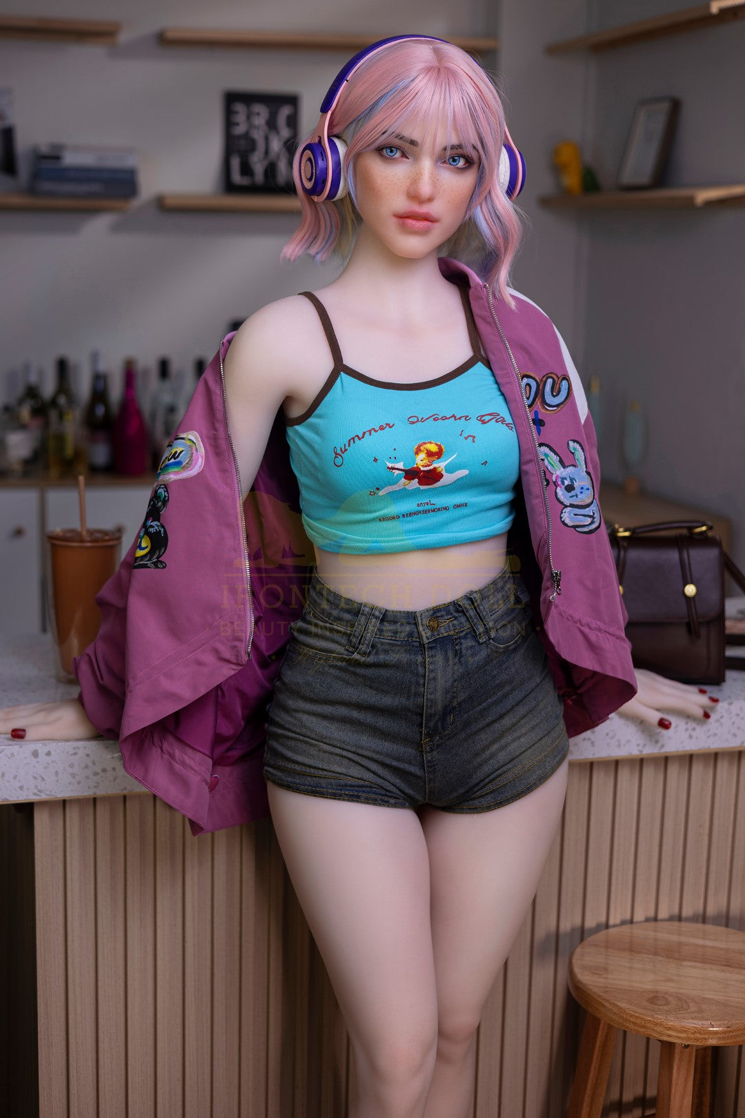 Heidi sexpuppe (Irontech Doll 162cm A-cup S46 TPE+Silikon)