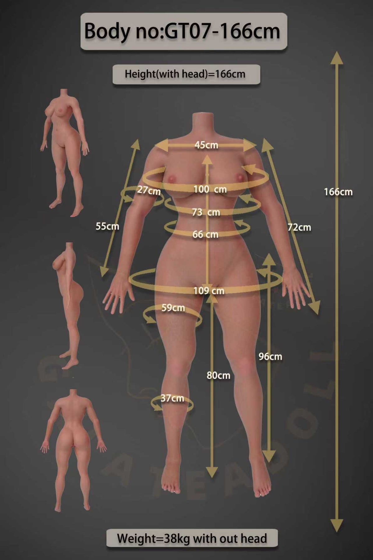 Yolanda sexpuppe (Galatea Doll 166cm E-cup #135 Silikon)