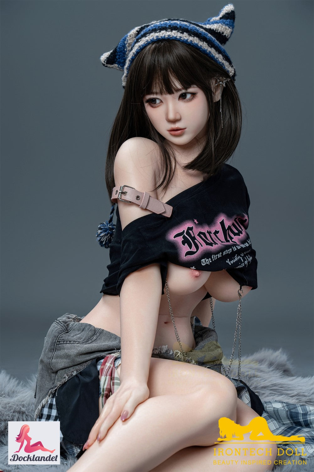 Nia Sexdocka (Irontech Doll 158cm E-kupa T3 Silikon)