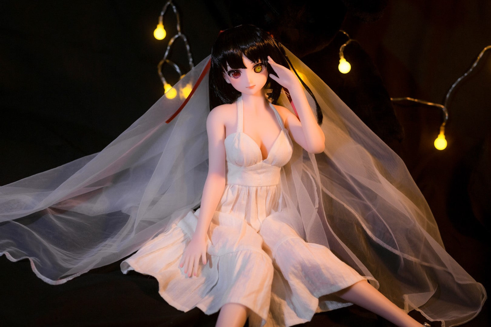 Kurumi sexpuppe (Climax Doll Mini 60 cm B-cup Silikon)