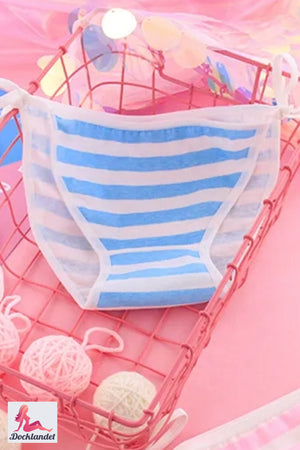 Knotch pink for sex doll (Pink/blue white, striped)