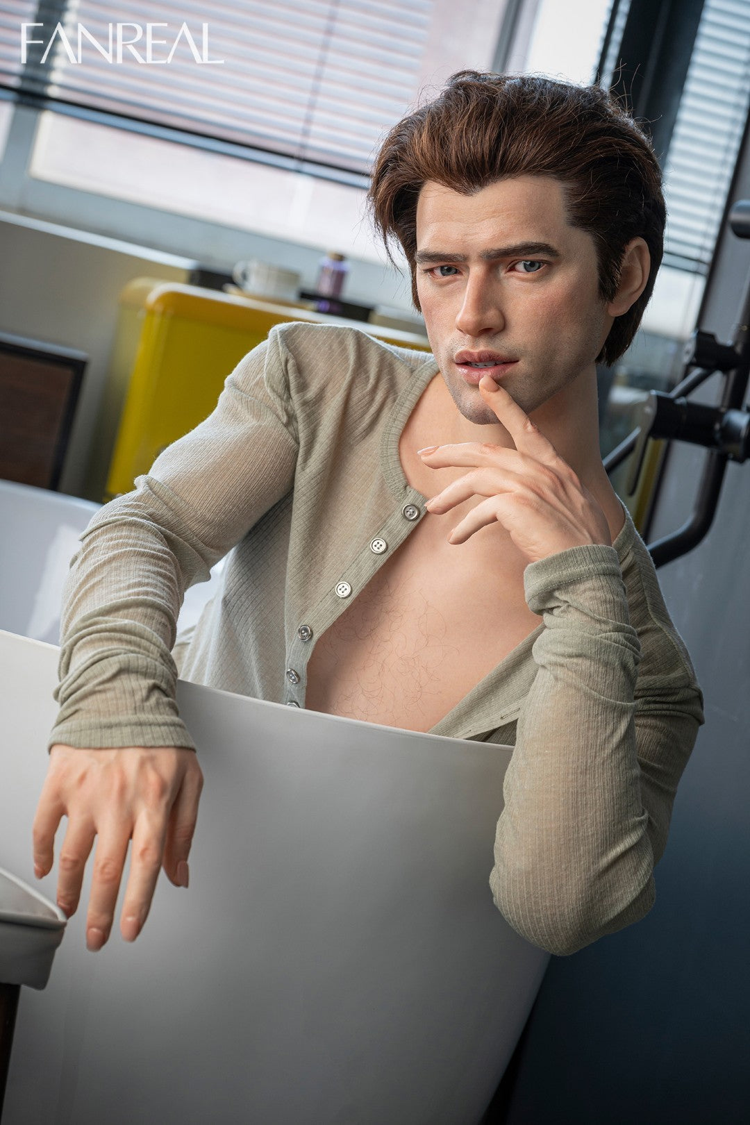 Carter männlich sexpuppe (FanReal Doll 173cm Silikon)