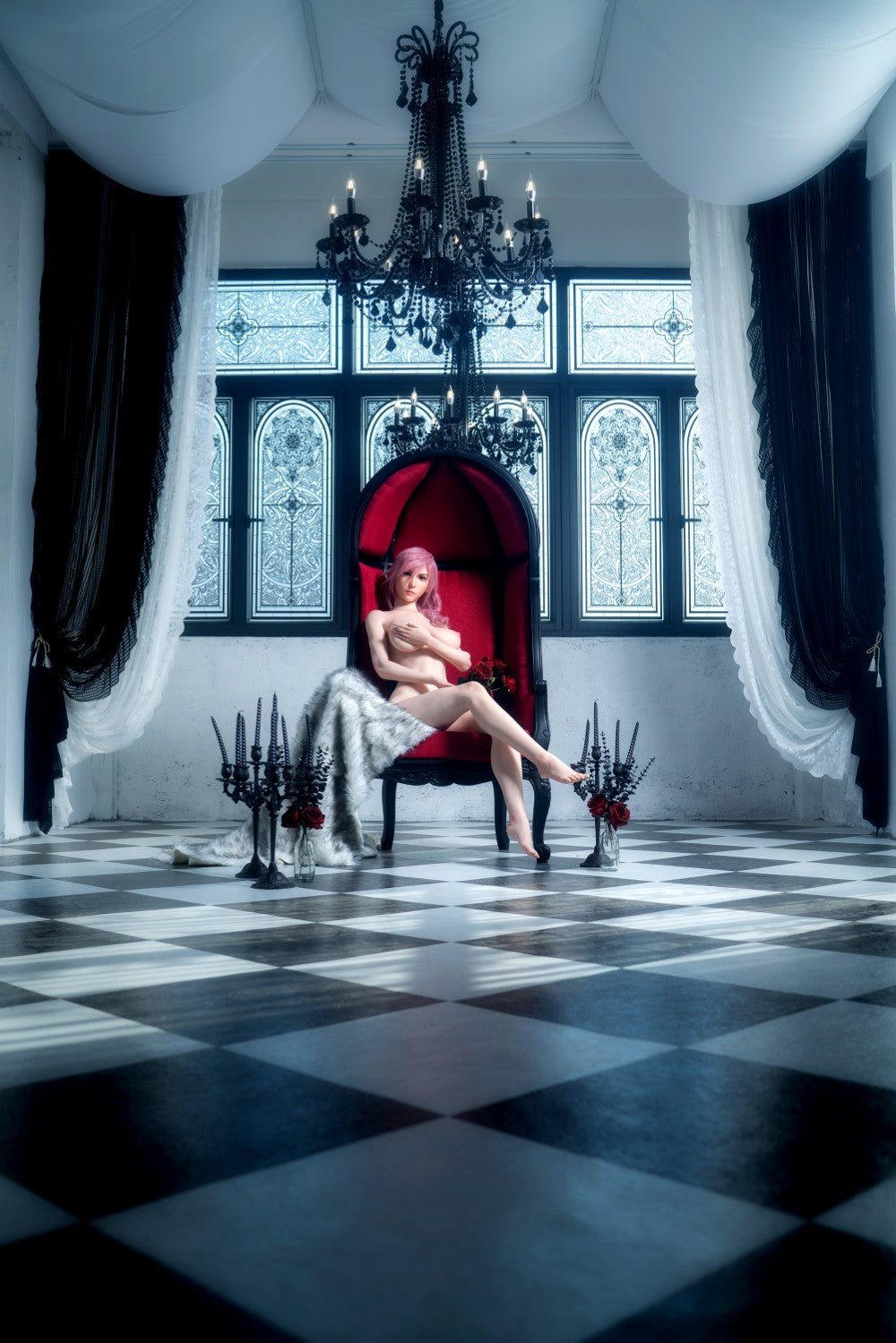 Lightning sexpuppe (Game Lady 171cm G-cup Nr.19 Silikon)