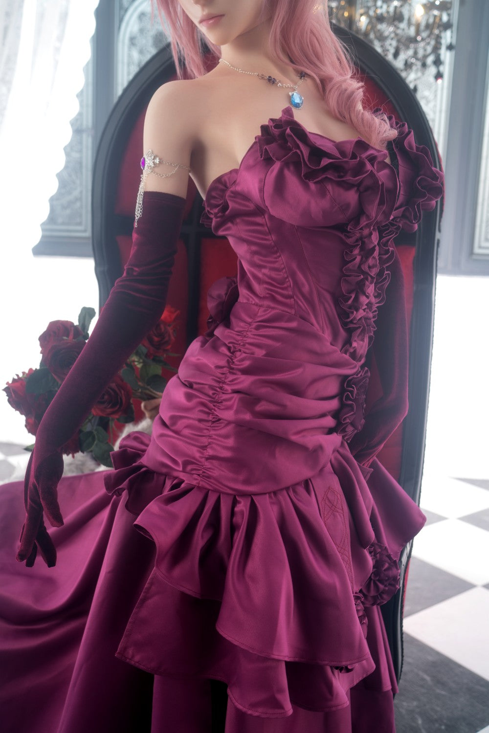 Lightning sexpuppe (Game Lady 171cm G-cup Nr.19 Silikon)