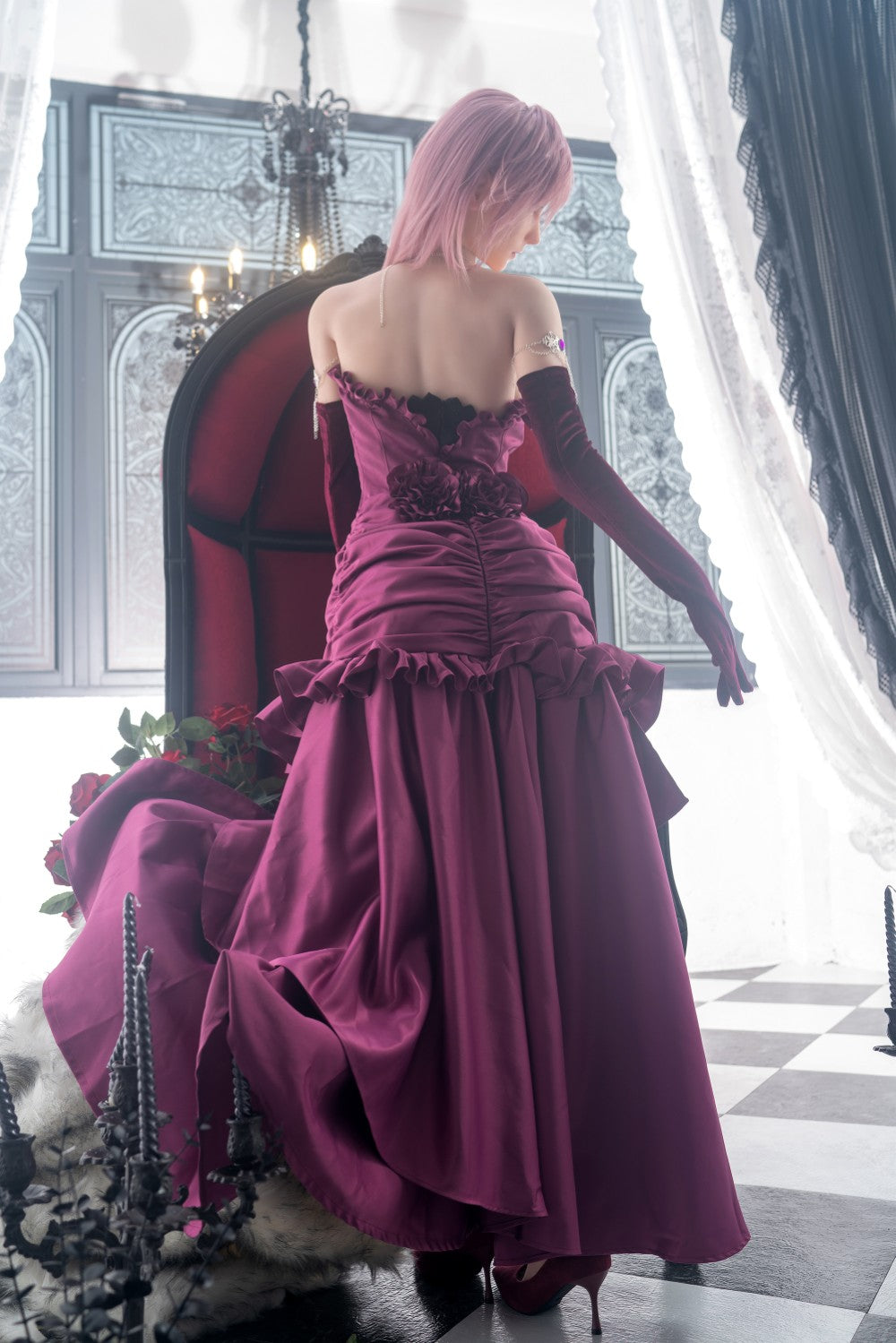 Lightning sexpuppe (Game Lady 171cm G-cup Nr.19 Silikon)