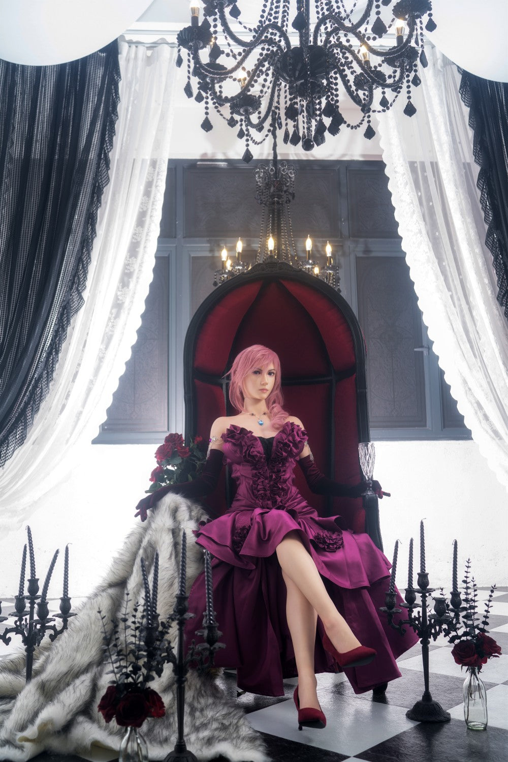 Lightning sexpuppe (Game Lady 171cm G-cup Nr.19 Silikon)