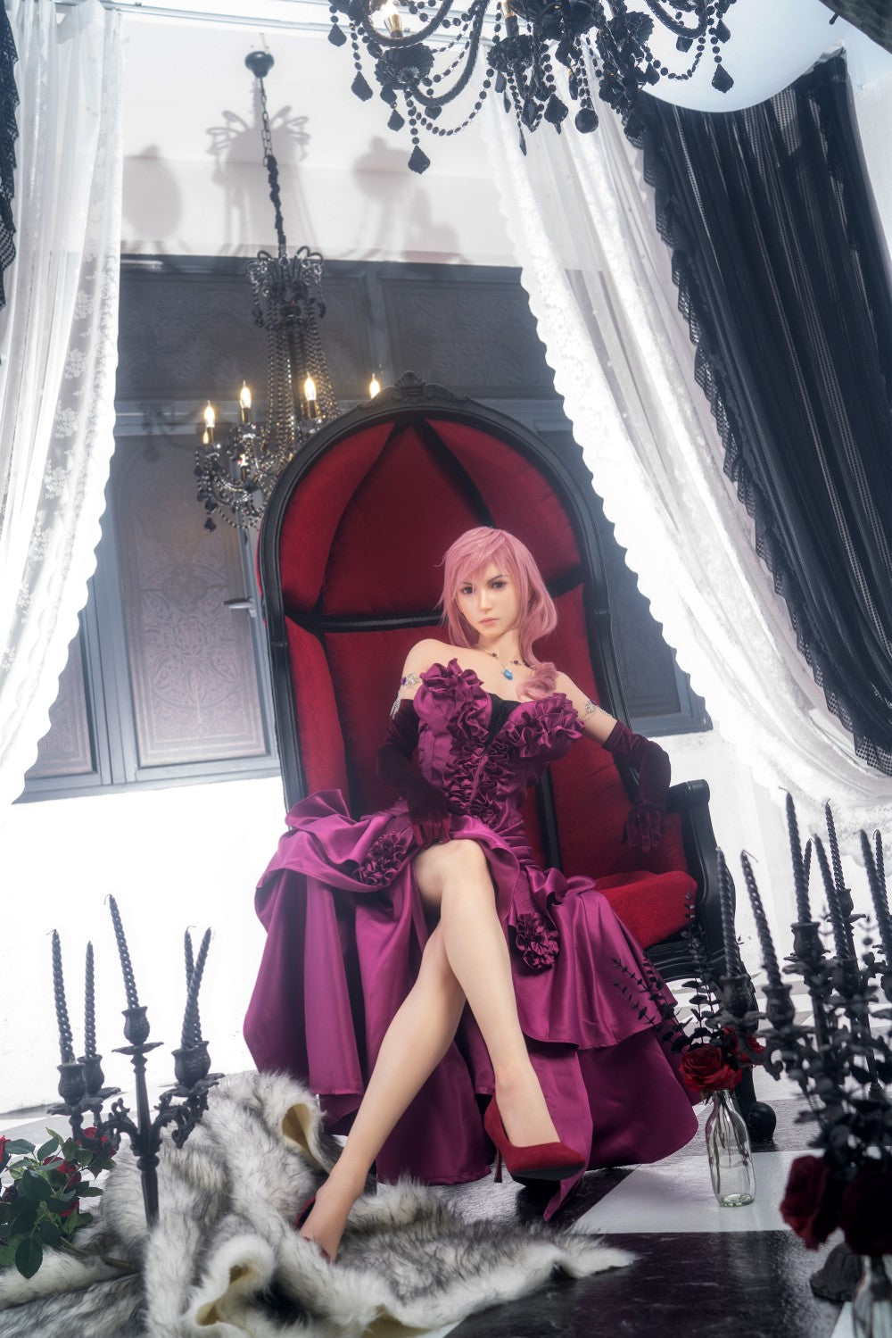 Lightning sexpuppe (Game Lady 171cm G-cup Nr.19 Silikon)