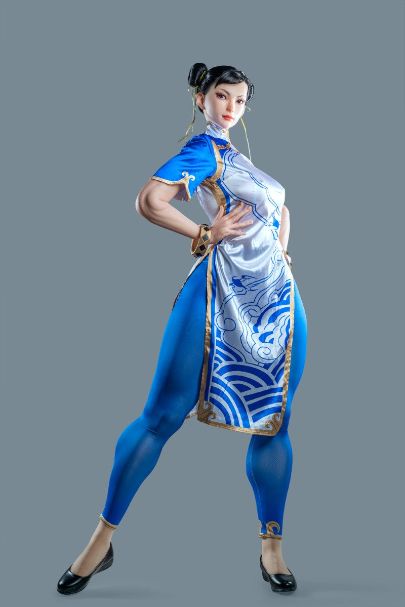 Chun Li sexpuppe (Game Lady 169cm F-cup Nr.33-1 Silikon)