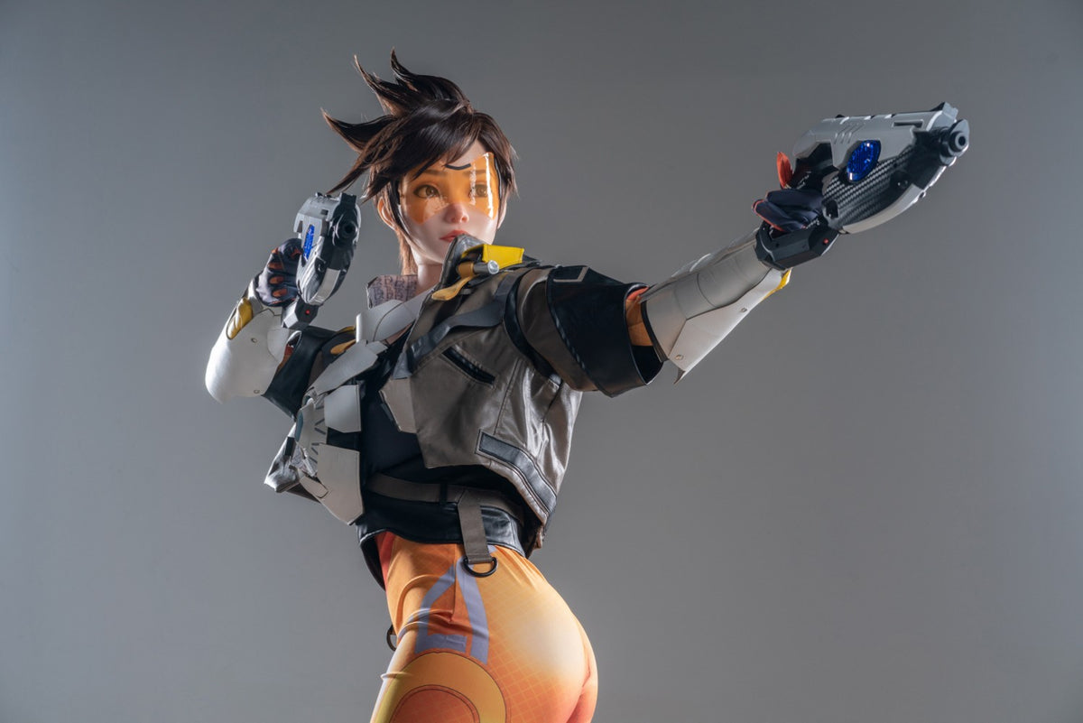 Tracer sexpuppe (Game Lady 167cm D-cup Nr.29-1 Silikon)