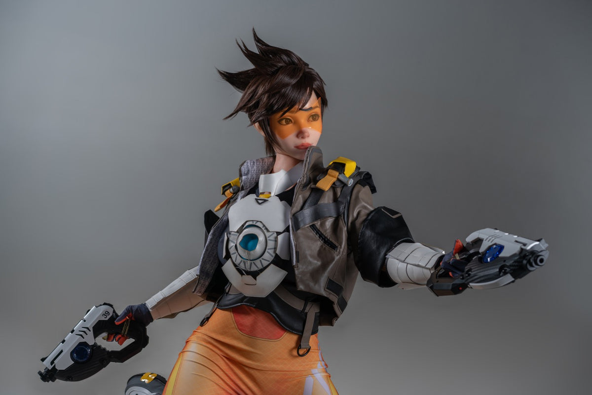 Tracer sexpuppe (Game Lady 167cm D-cup Nr.29-1 Silikon)