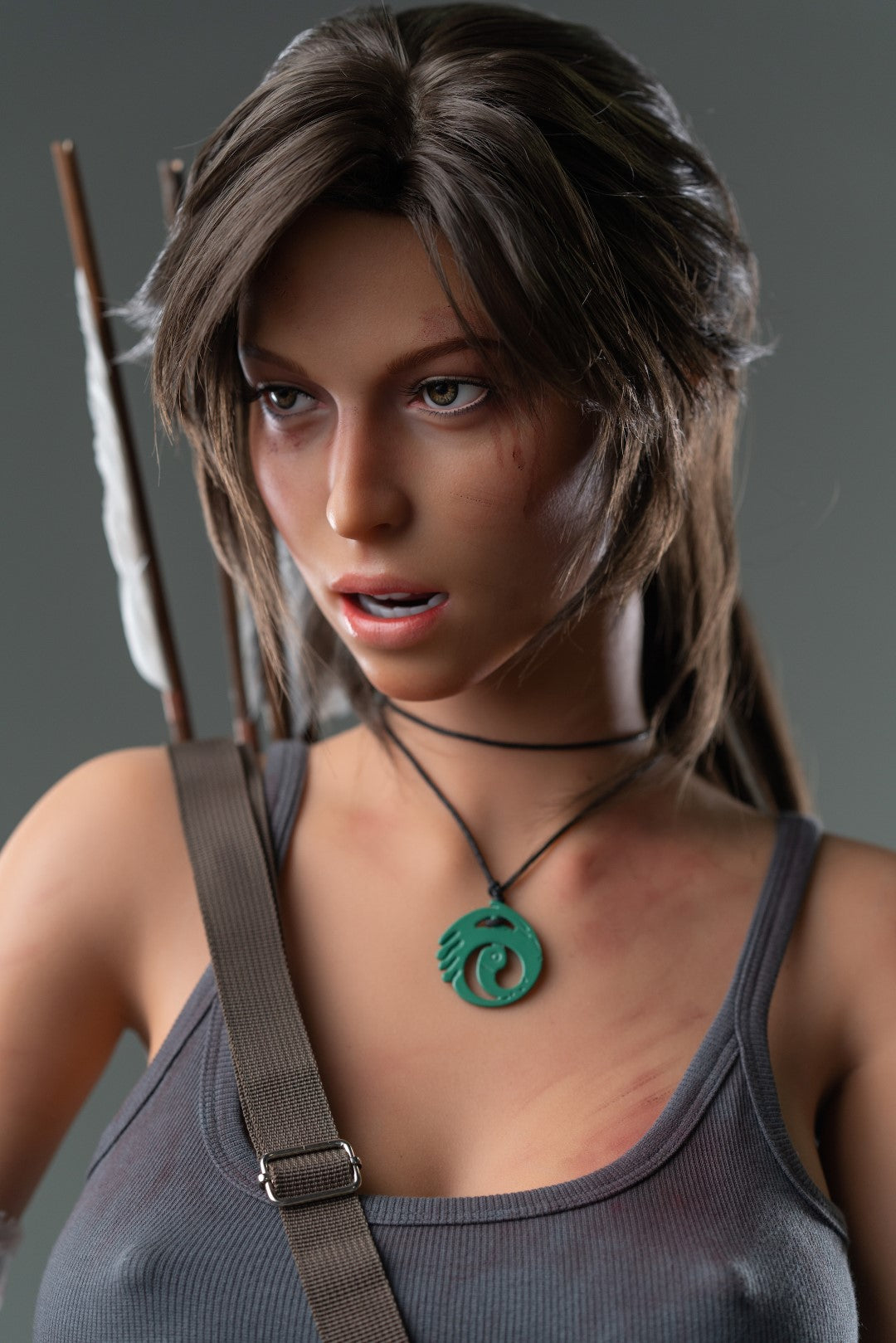 Lara Croft sexpuppe (Game Lady 166cm E-cup Nr.20 Silikon)