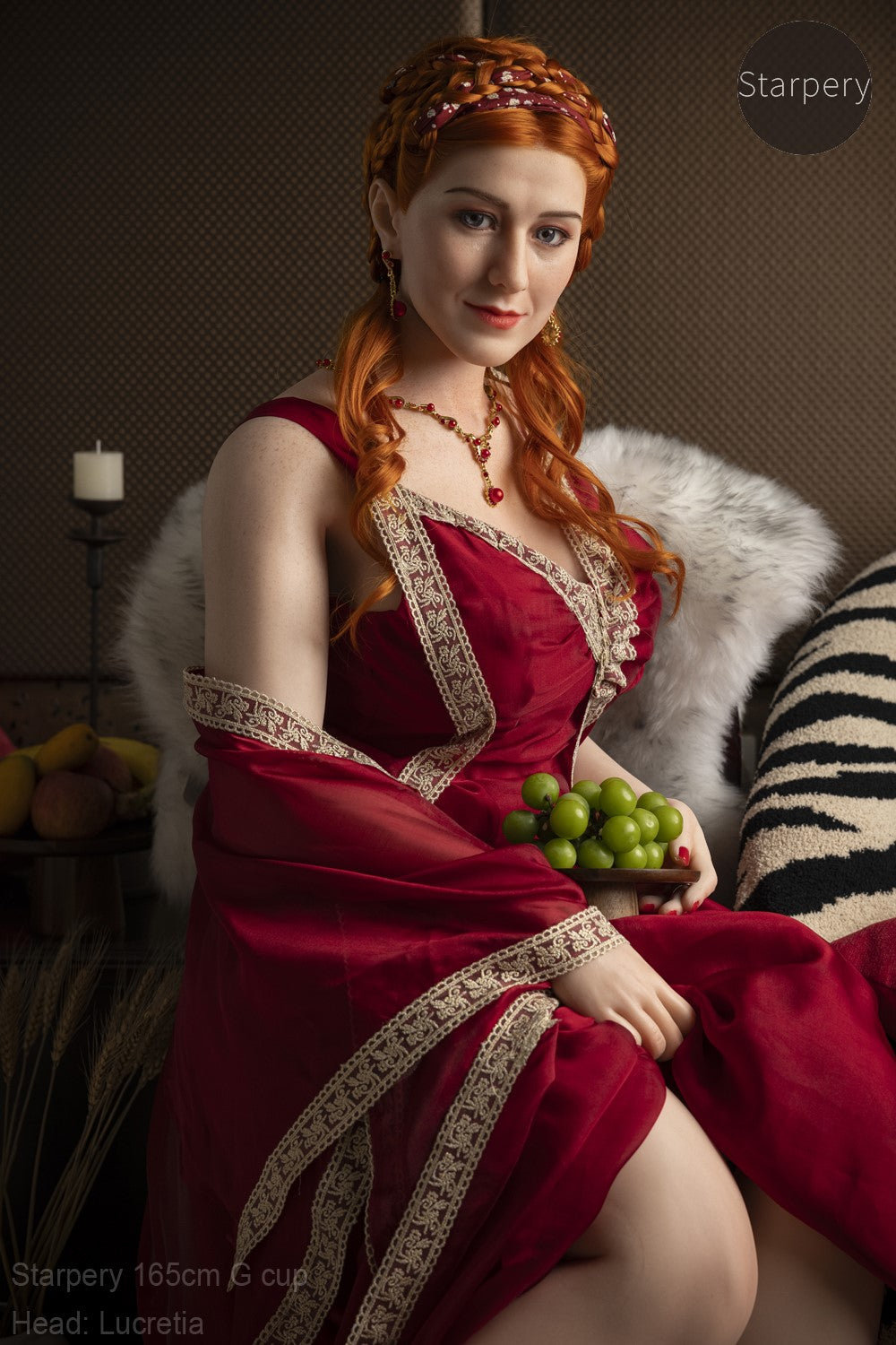 Lucretia Sex doll (Starpery 165cm G-cup TPE+silicone)