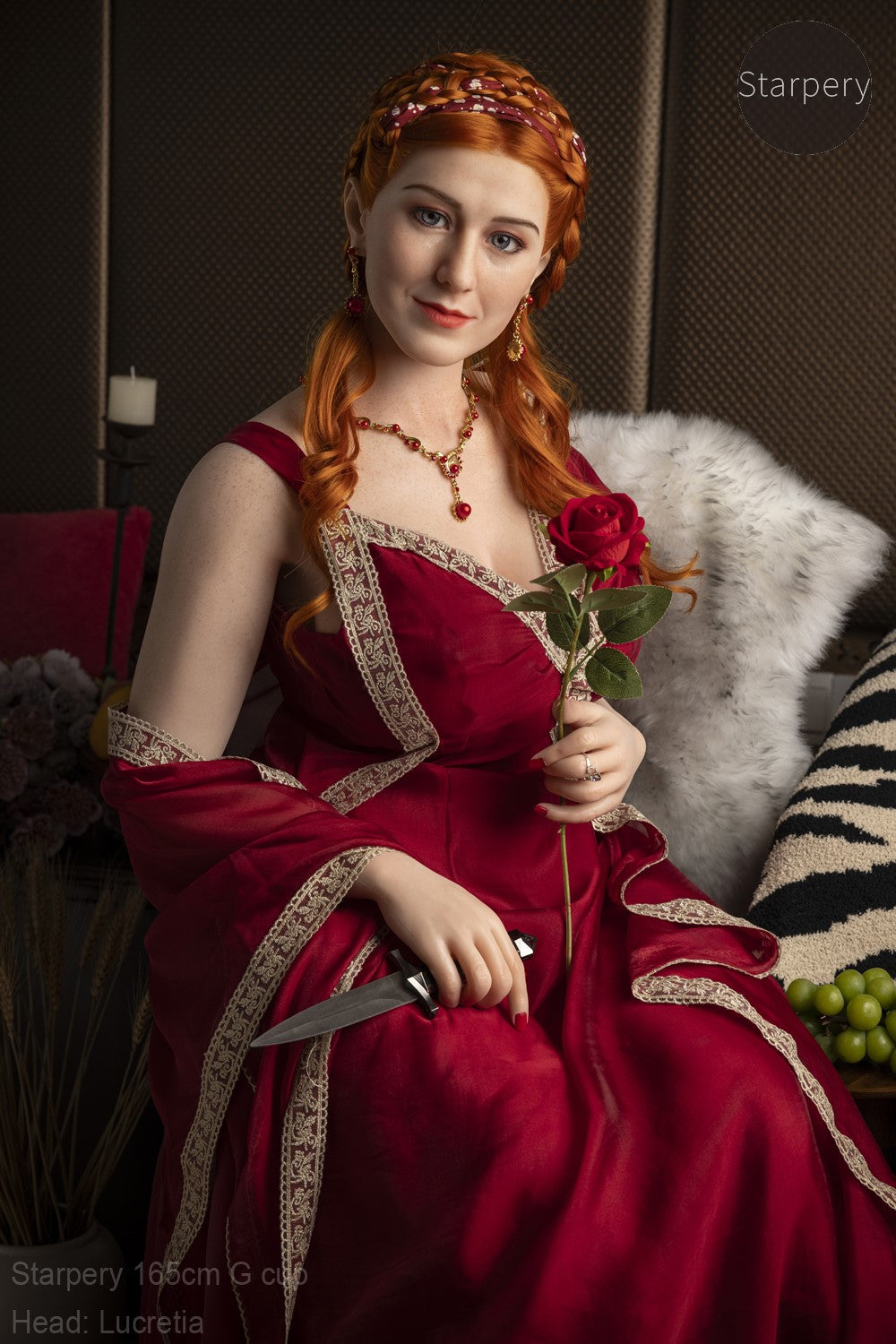 Lucretia Sex doll (Starpery 165cm G-cup TPE+silicone)