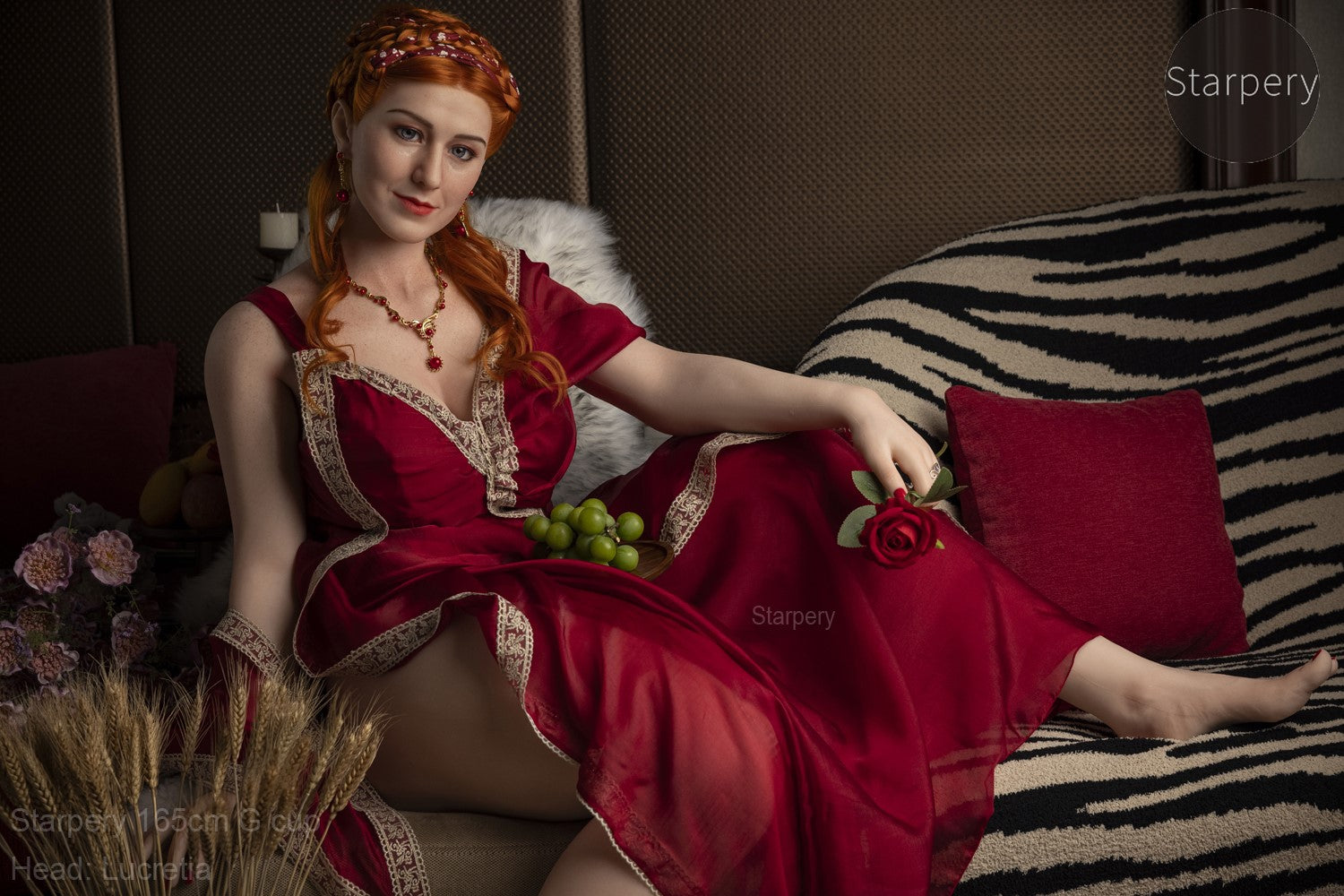 Lucretia Sex doll (Starpery 165cm G-cup TPE+silicone)