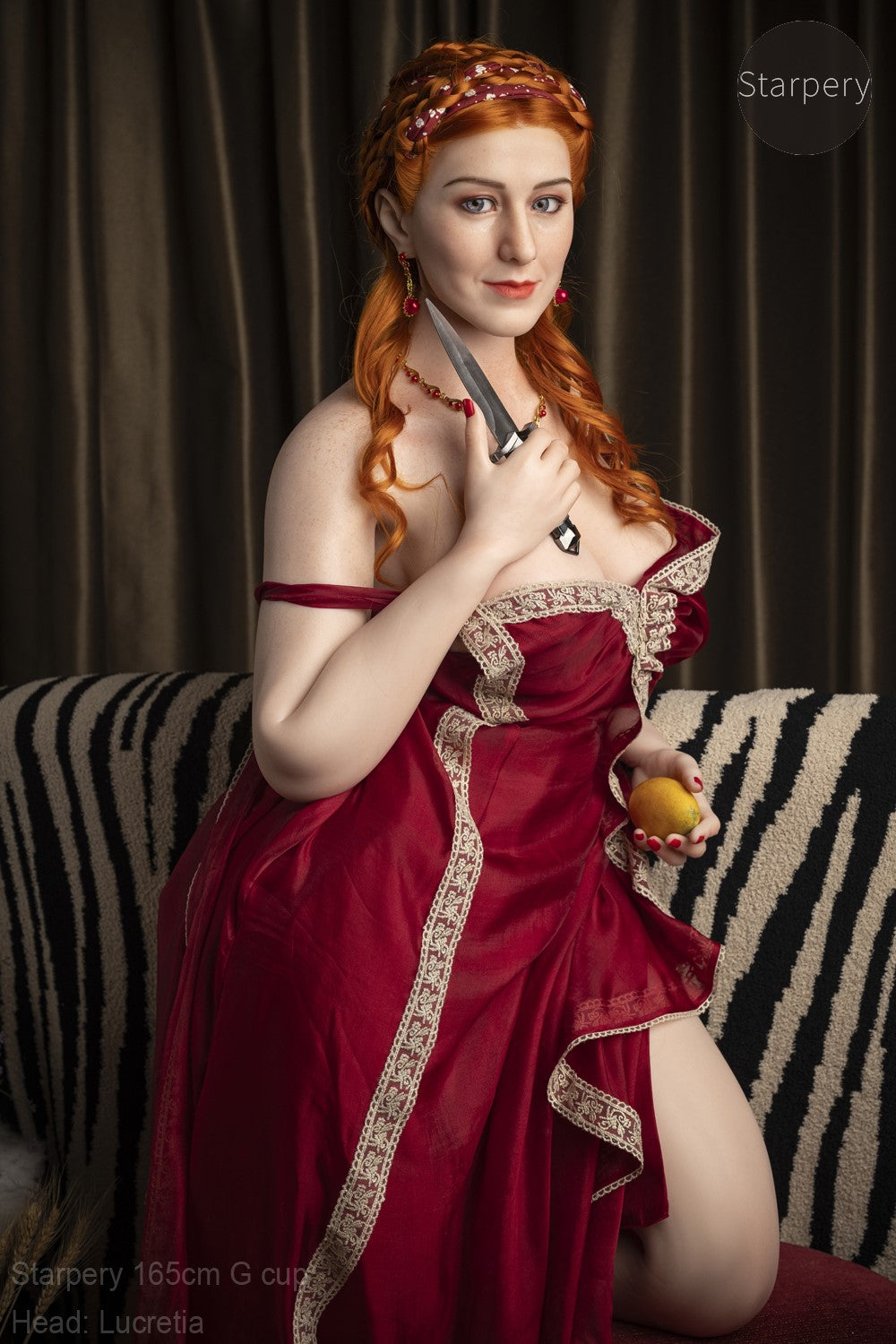 Lucretia Sex doll (Starpery 165cm G-cup TPE+silicone)