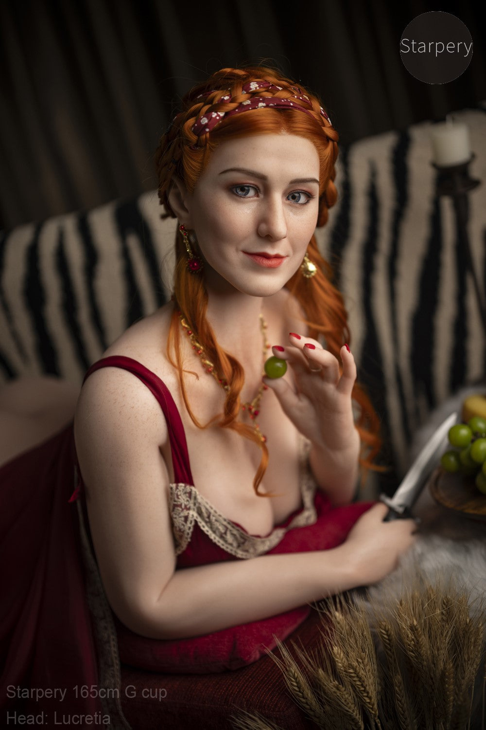 Lucretia Sex doll (Starpery 165cm G-cup TPE+silicone)