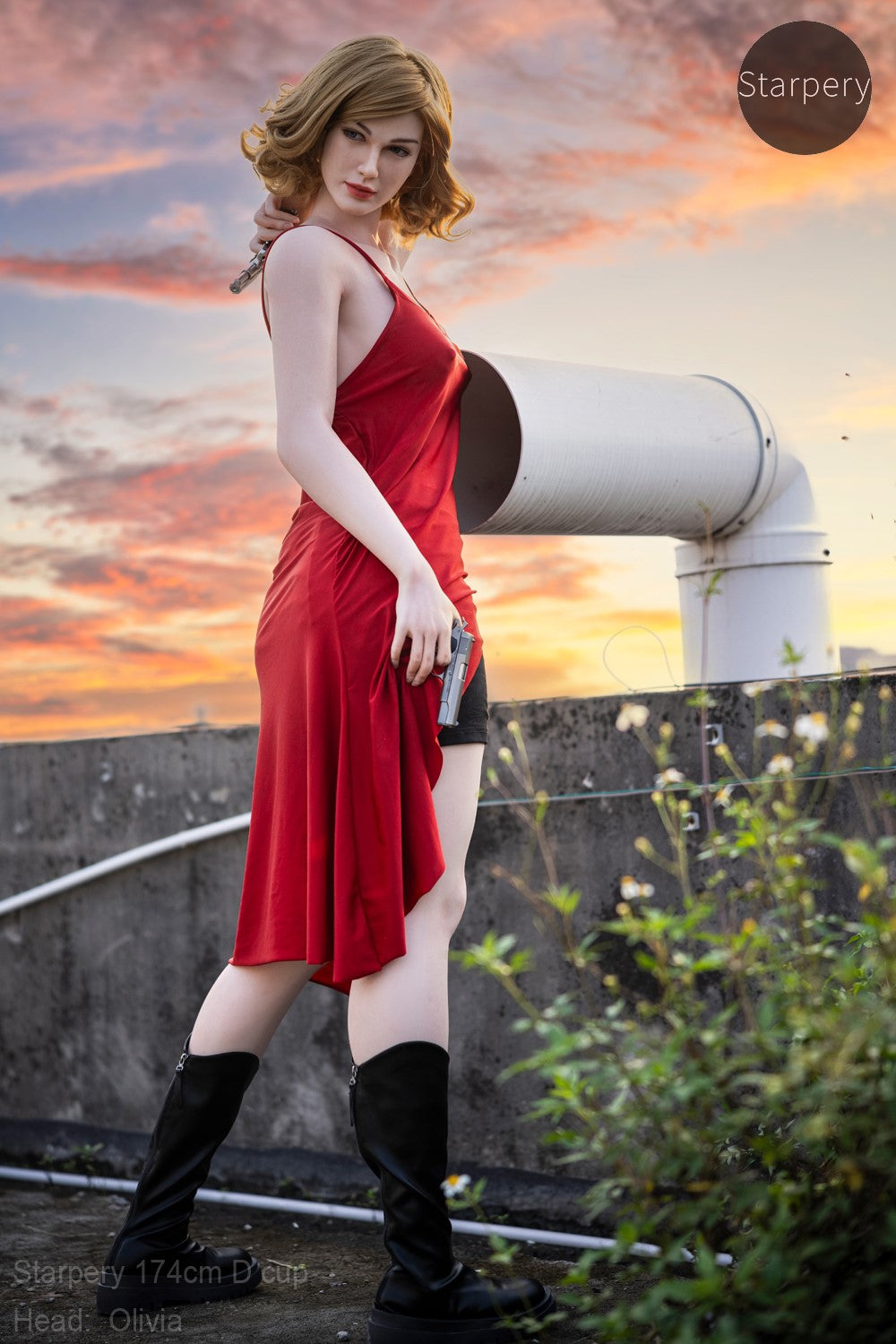 Olivia sexpuppe (Starpery 174cm D-cup TPE+Silikon)