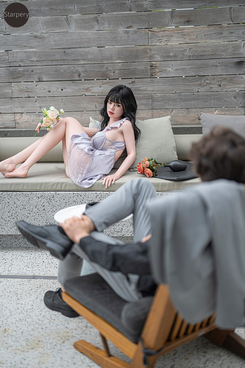 Barbara sexpuppe (Starpery 171cm D-cup TPE+Silikon)