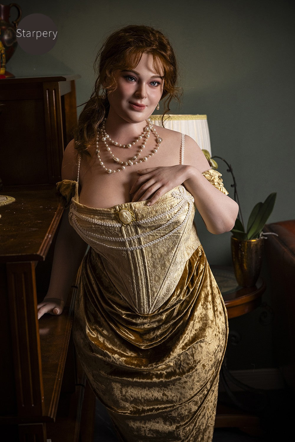 Elfenbein sexpuppe (Starpery 161cm H-cup TPE+Silikon)