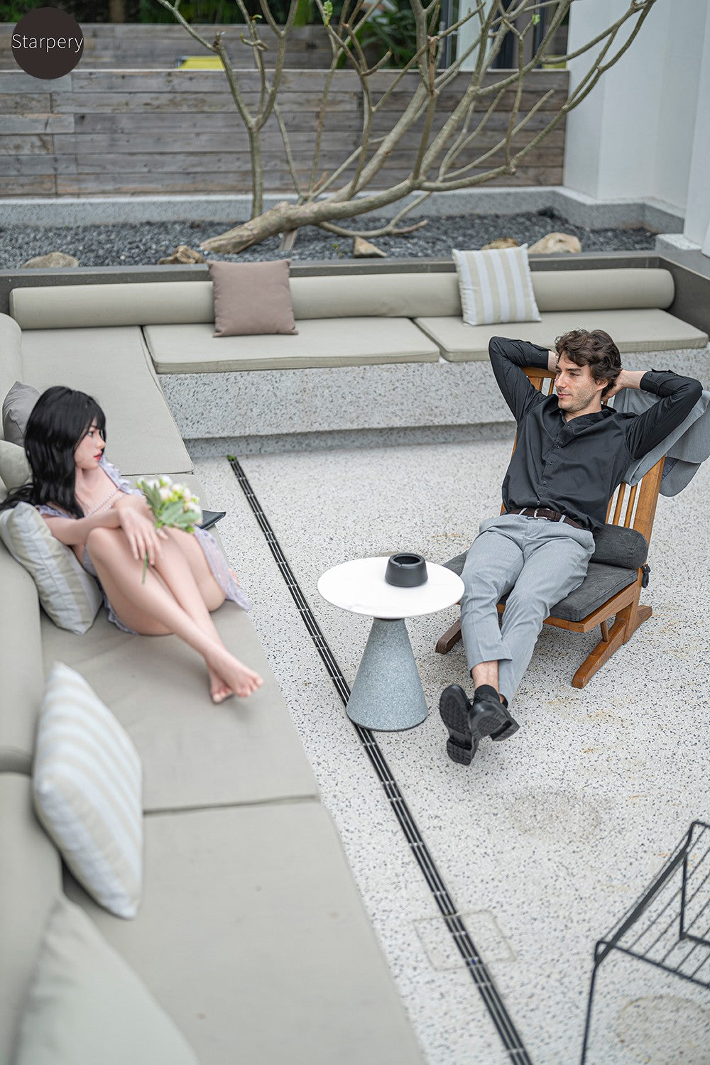 Barbara sexpuppe (Starpery 171cm D-cup TPE+Silikon)