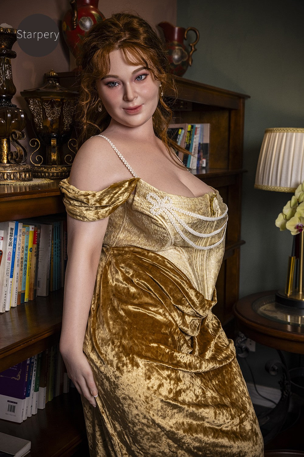 Elfenbein sexpuppe (Starpery 161cm H-cup TPE+Silikon)