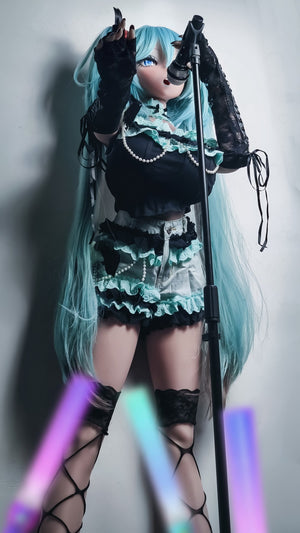 Hatsuna Miku sex doll (Elsa Babe 148cm Rad014 silicone)