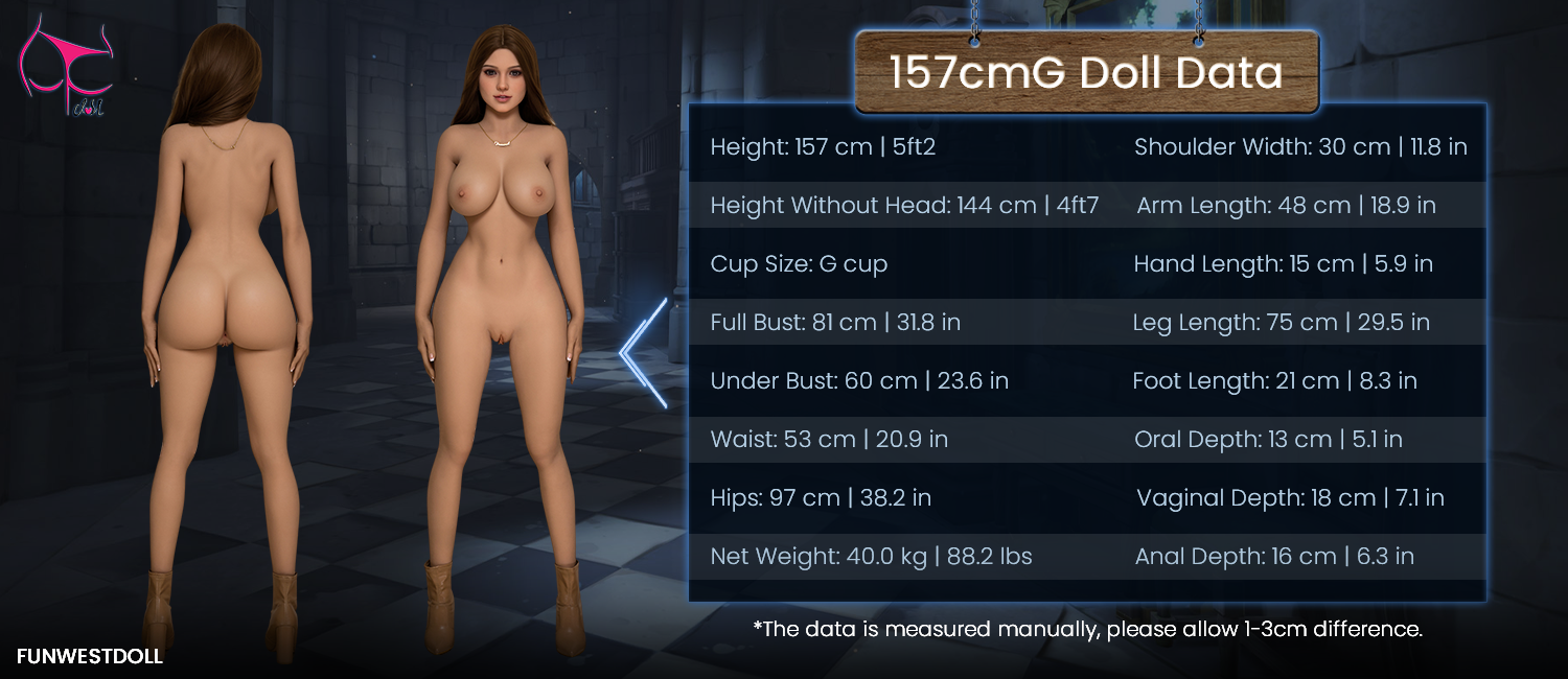Rose sexpuppe (FunWest Doll 157cm G-cup #043 TPE)